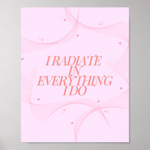 Positiv, spirituell, inspirierend, Motivierend Poster