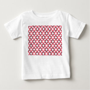 Positiv und Negativ rosa und Lila Baby T-shirt