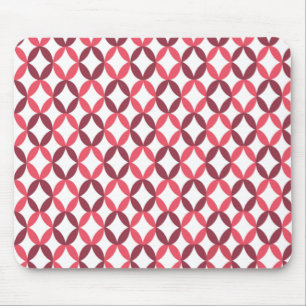 Positiv und Negativ rosa und Lila Mousepad