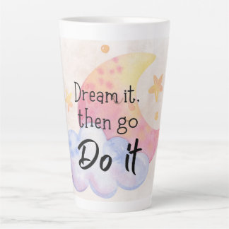 Positive Affirmation Latte Tasse | Inspirierend