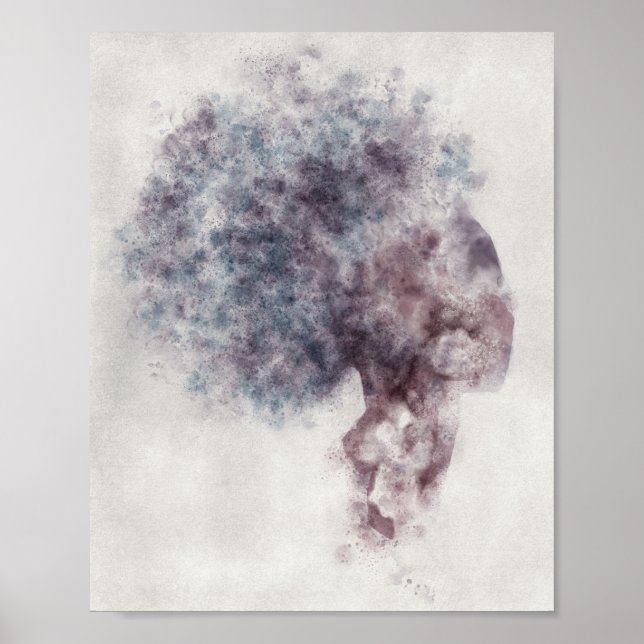 Positive Affirmation Motivierend - Be - Poster (Vorne)