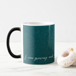 Positive Affirmation Sleek Green/Gold Verwandlungstasse
