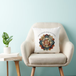 Positive Affirmation Throw Pillow One Step Kissen