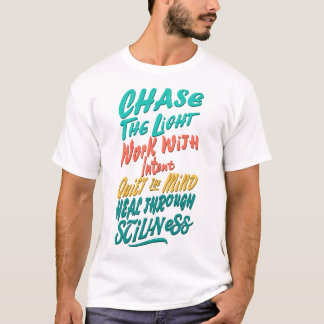 Positive Affirmationen: Durch Stille heilen T-Shirt