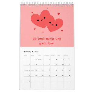 Positive Affirmationen Kawaii Motivationskalender Kalender