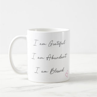Positive Affirmative Coffee Tasse