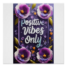 Positive Ansichten rund um die Mauer Kunst Poster