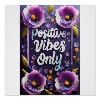 Positive Ansichten rund um die Mauer Kunst Poster