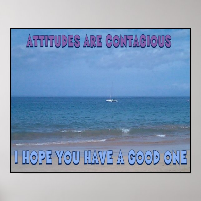 Positive Attitude Poster (Vorne)