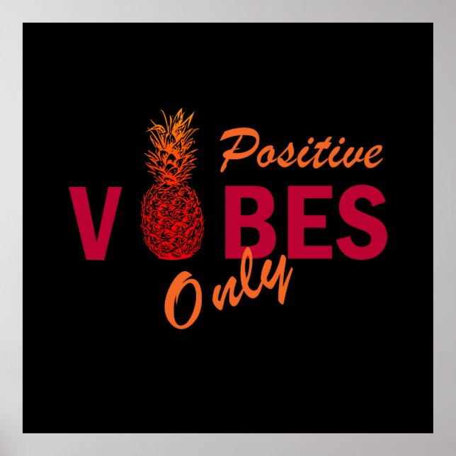 Positive Ausblicke im Sommerurlaub Poster (Vorne)