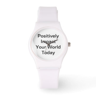 Positive Auswirkungen auf Ihre Welt Armbanduhr