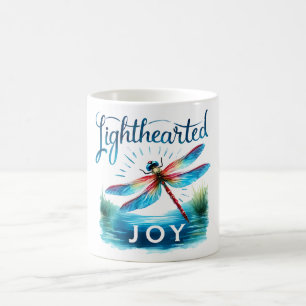 Positive Bejahung der Libellen Kaffeetasse