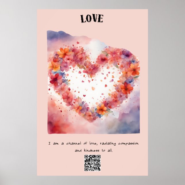 Positive Bejahung der Liebe Poster (Vorne)