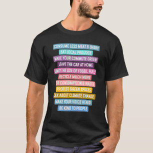 Positive Bejahung des Weltfriedens und der Weltbür T-Shirt