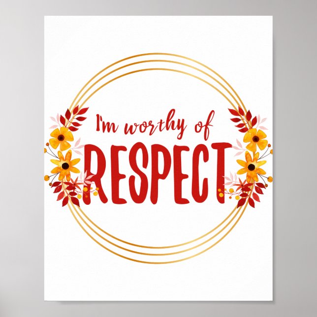 positive Bejahungen für das Leben und die Liebe Poster (Vorne)