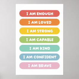Positive Bejahungen Poster