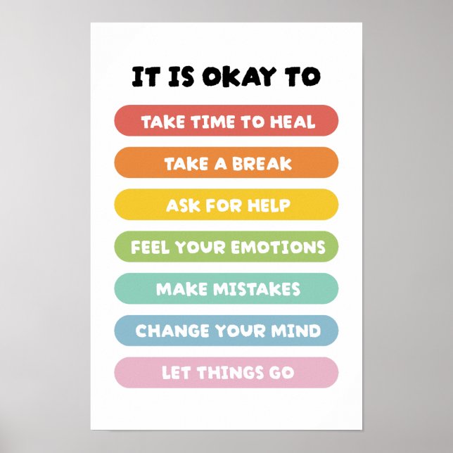 Positive Bejahungen Poster (Vorne)