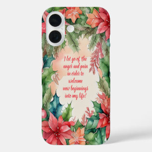 Positive Bekräftigung Lassend Schmerz und Wut iPhone 16 Hülle