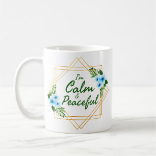 positive Bekräftigungen des Tages Kaffeetasse