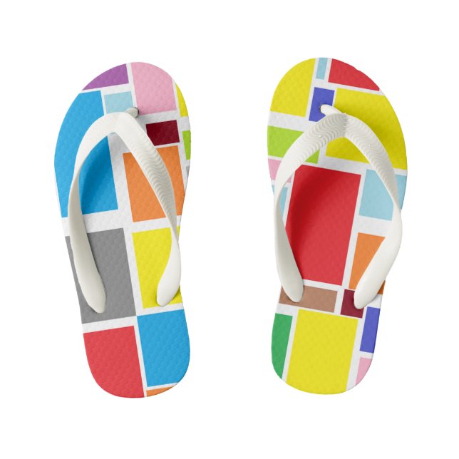 Positive Bilder Splash der Farbe Flip Flops (Fußbett)