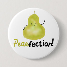 Positive Birnenpuppe - Perfektion Button