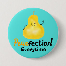 Positive Birnenpuppe - Perfektion Button
