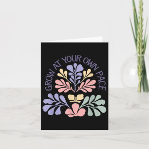 Positive Blumenaussage an Ihrem eigenen Pace Karte