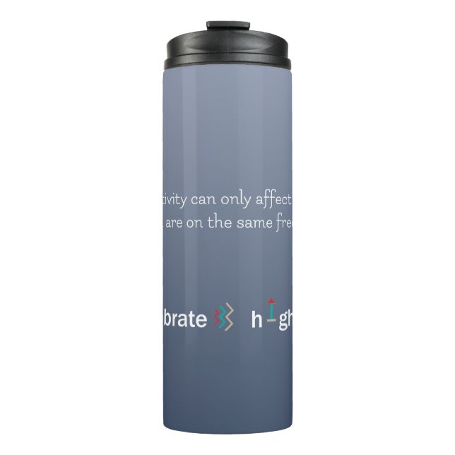 Positive Energie Great Vibes Dark Blue Thermosbecher (Vorderseite)