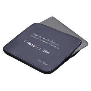 Positive Energie inspirierender blauer individuell Laptopschutzhülle