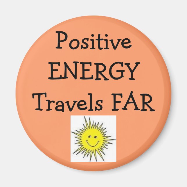 Positive Energiereisen weit Magnet (Vorne)