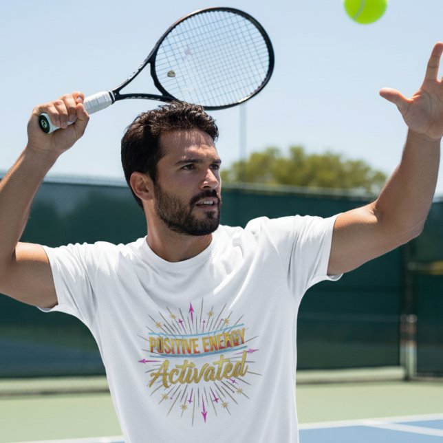 Positive Energy Activated Graphic Men's T-Shirt (Von Creator hochgeladen)