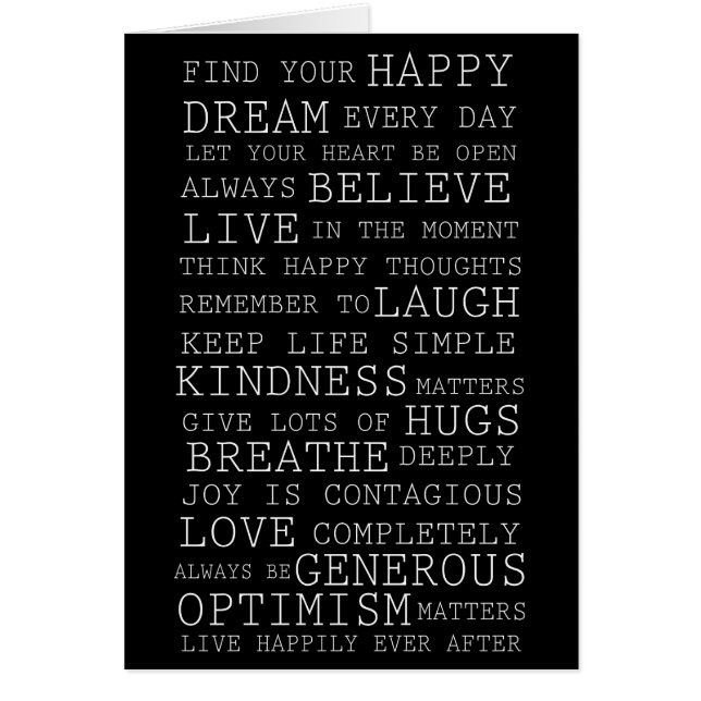 Positive Gedanken (Vorne)