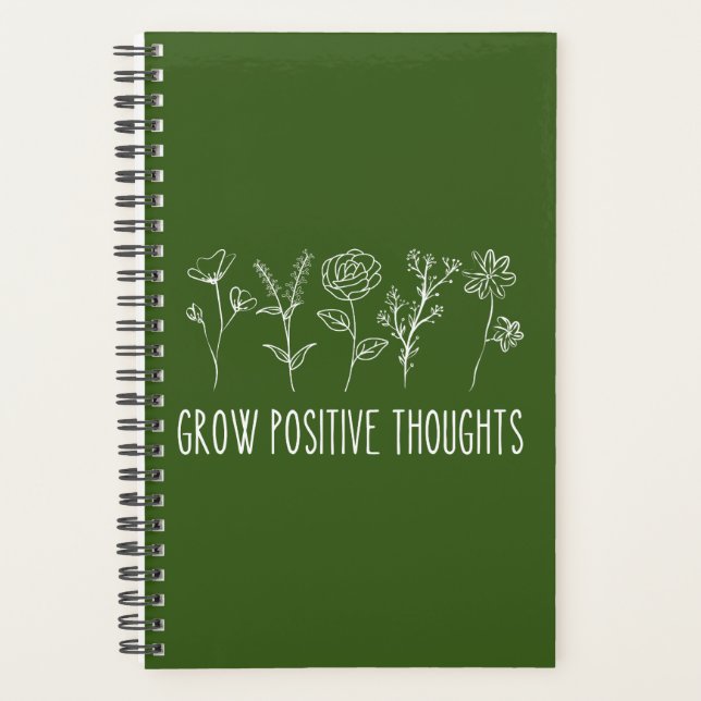 Positive Gedanken Ästhetischer Planer wachsen (Vorderseite)