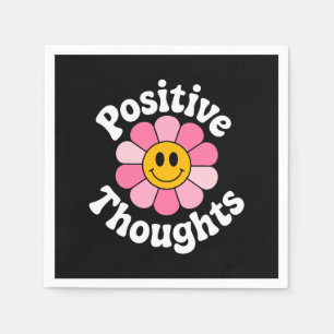 Positive Gedanken - Inspirationsflorale Serviette