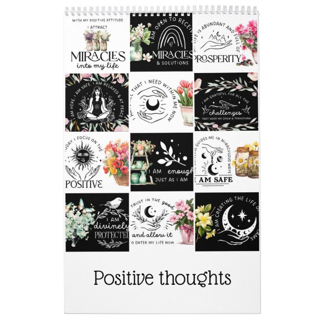 Positive Gedanken Kalender (Titelbild)
