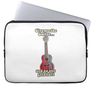 positive Gitarrenwörter für Gitarrenliebhaber Laptopschutzhülle