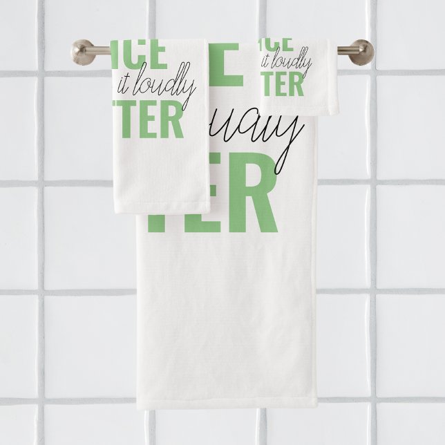 Positive Green Your Voice Matter Motivation Citati (Créateur téléchargé)