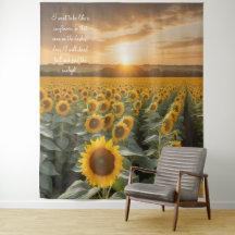 Positive hoffnungsvolle Sonnenblumen Sonnenaufgang
