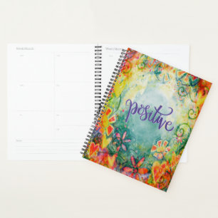 Positive Hübsche florale whimsical Inspirivity Planer