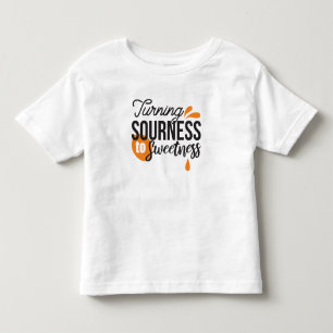 Positive Lebensnachricht - Sour auf Sweet verwande Kleinkind T-shirt