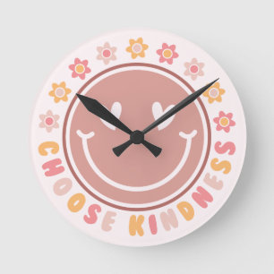 Positive Meldung Runde Wanduhr