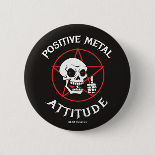 Positive Metallohnwerte Button