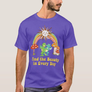 Positive Motivation Frog Hütte Kern Frogs Gift F T-Shirt