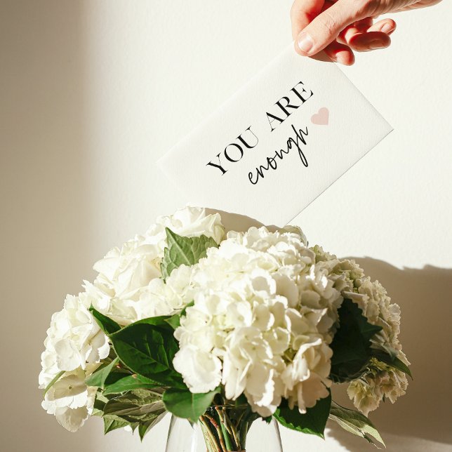 Positive Motivation Sie sind genug Zitat Magnetkarte (Von Creator hochgeladen)