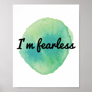 positive motivierend Vibes für Selbstakzeptanz Poster