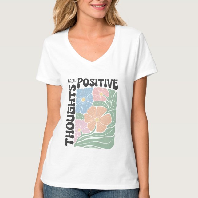 Positive Pflege: Tragen Sie Ihr Wachstum! T-Shirt (Vorderseite)