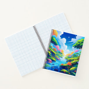 Positive psychische Landschaft1 Notizbuch