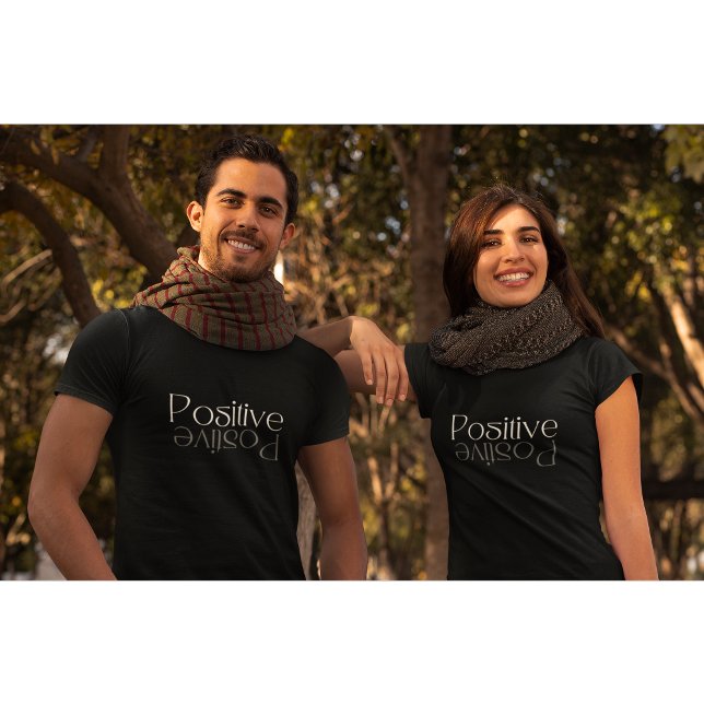 Positive Reflexion Modernes Design T-Shirt (Von Creator hochgeladen)