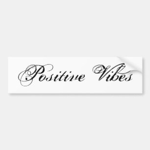 Positive Schwingungen Autoaufkleber