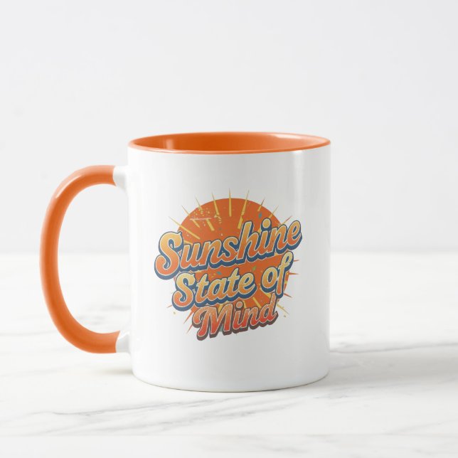 Positive Strandurlaub-Typografie Tasse (Links)
